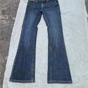 Rock & Roll Cowgirl Blue Flared Jeans